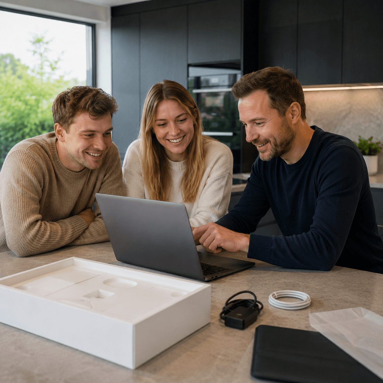 Nieuwe laptop instellen